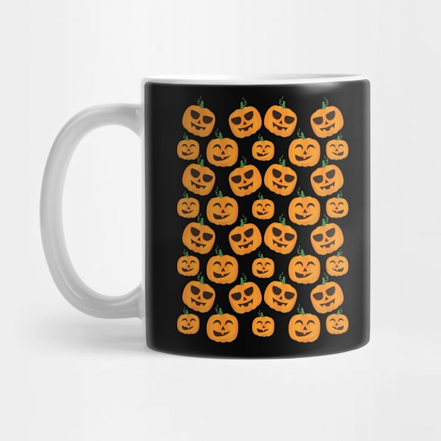 Halloween Jack O Lantern Pumpkin Pattern by holidaystore